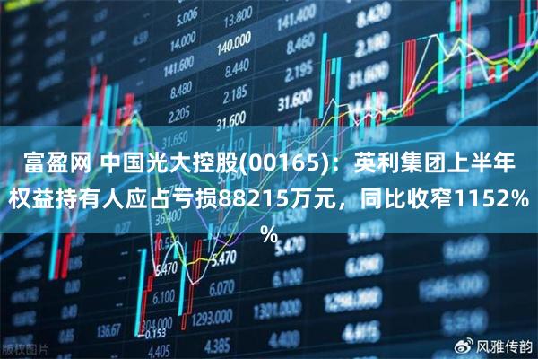 富盈网 中国光大控股(00165)：英利集团上半年权益持有人应占亏损88215万元，同比收窄1152%