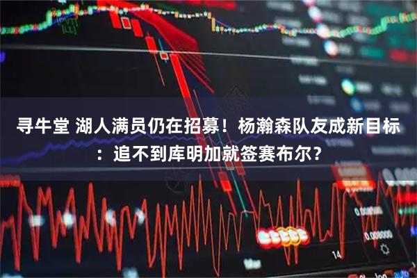 寻牛堂 湖人满员仍在招募！杨瀚森队友成新目标：追不到库明加就签赛布尔？